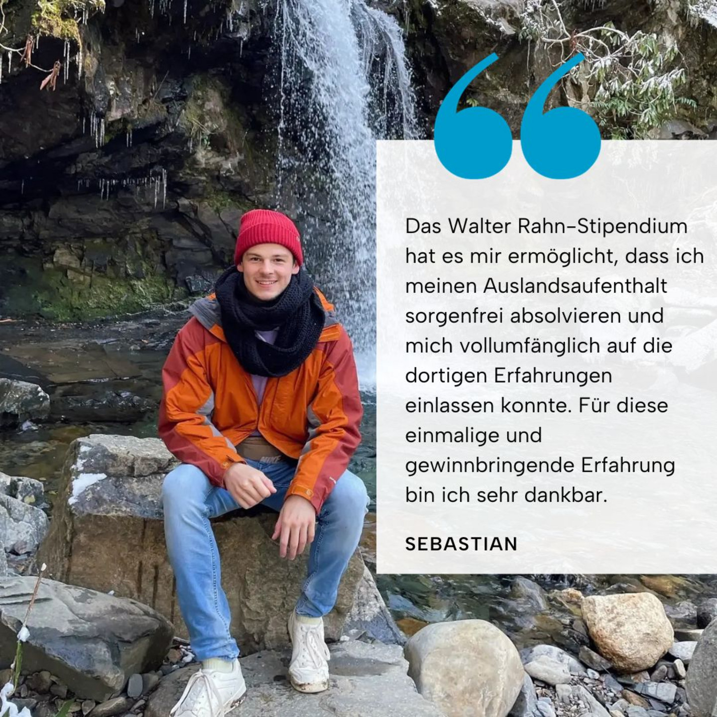 Walter Rahn Stipendium Sebastian